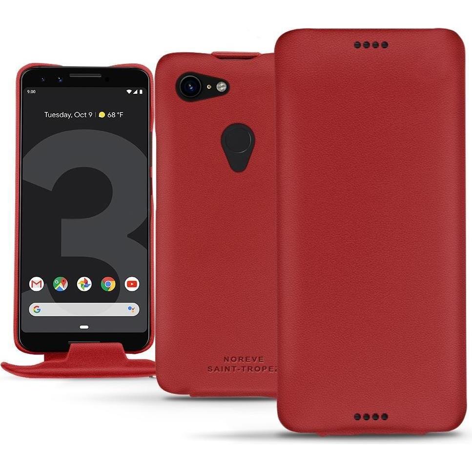 Bild von Noreve Lederschutzhülle vertikal (Google Pixel 3), Smartphone Hülle, Rot