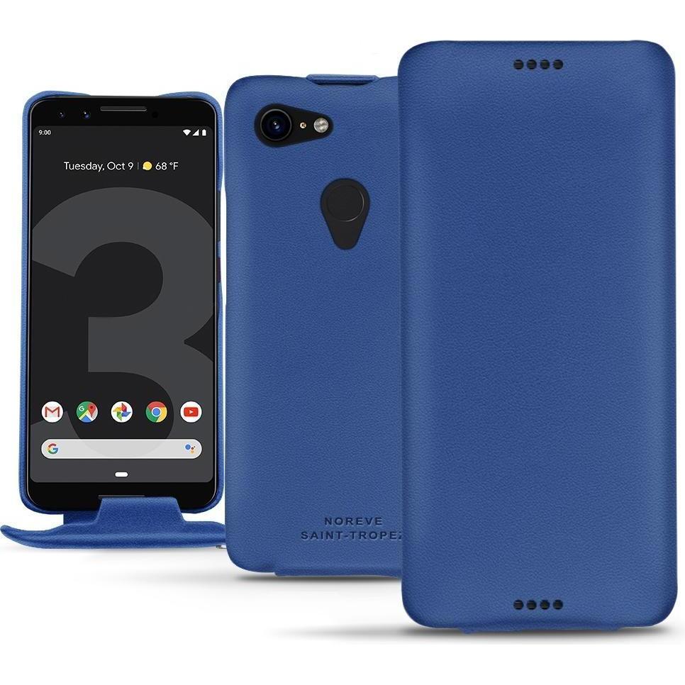 Bild von Noreve Lederschutzhülle vertikal (Google Pixel 3), Smartphone Hülle, Blau
