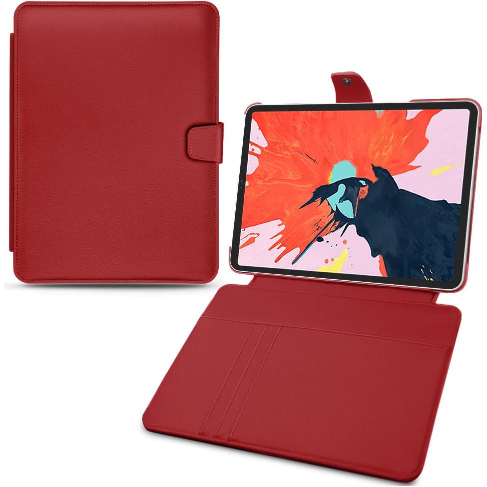 Bild von Noreve Lederschutzhülle Wallet (iPad Pro 12.9 2018 (3. Gen)), Tablet Hülle, Rot
