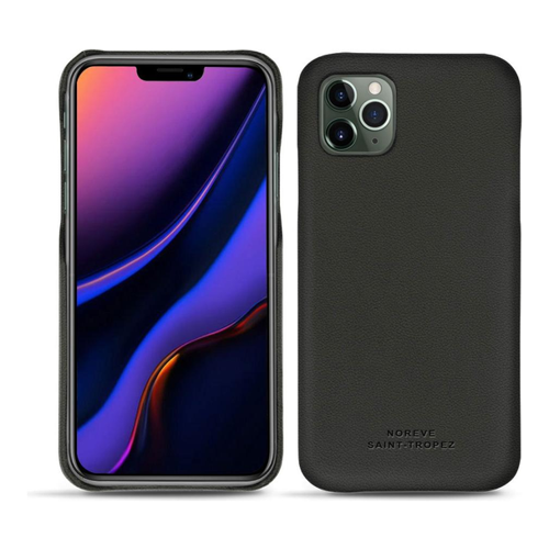 Bild von Noreve Lederschutzhülle für iPhone 11 Pro – Elegante Smartphone Hülle in Schwarz