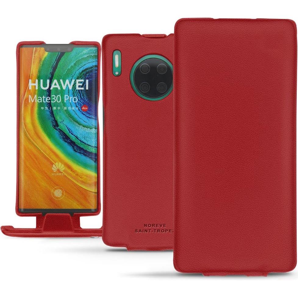 Bild von Noreve Lederschutzhülle vertikal (Huawei Mate 30 Pro), Smartphone Hülle, Rot