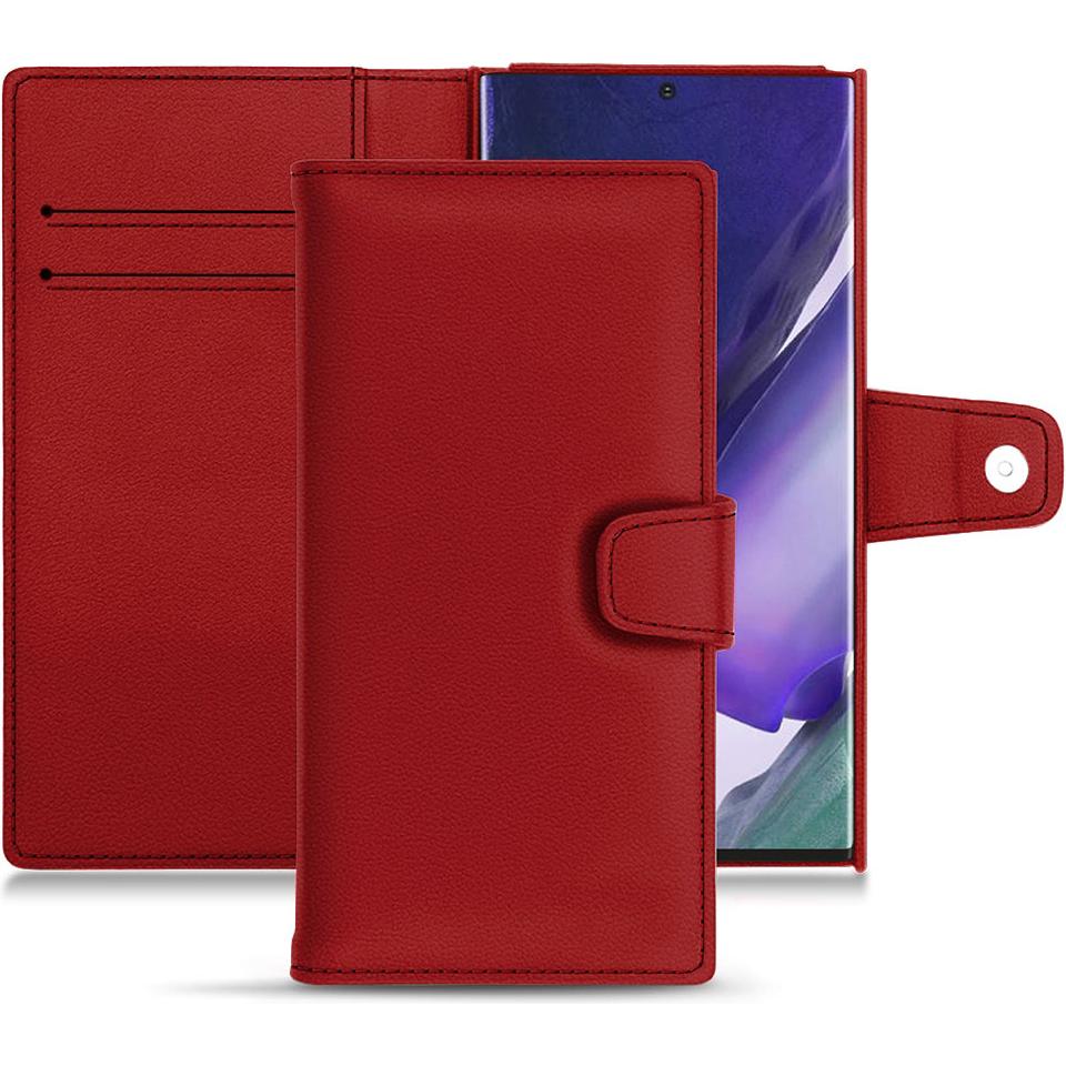 Bild von Noreve Lederschutzhülle Wallet (Samsung Galaxy Note 20 Ultra), Smartphone Hülle, Rot