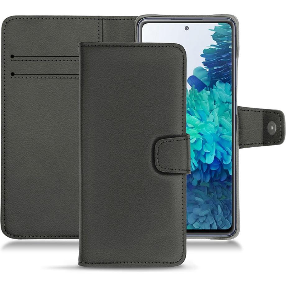 Bild von Noreve Lederschutzhülle Wallet (Samsung Galaxy S20 FE), Smartphone Hülle, Schwarz