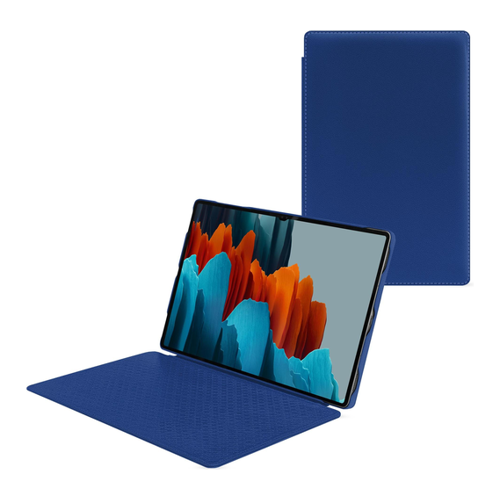 Bild von Noreve Lederschutzhülle horizontal (Galaxy Tab S9 Ultra), Tablet Hülle, Blau