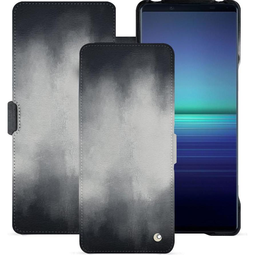 Bild von Noreve Lederschutzhülle horizontal (Sony Xperia 1 V), Smartphone Hülle, Grau