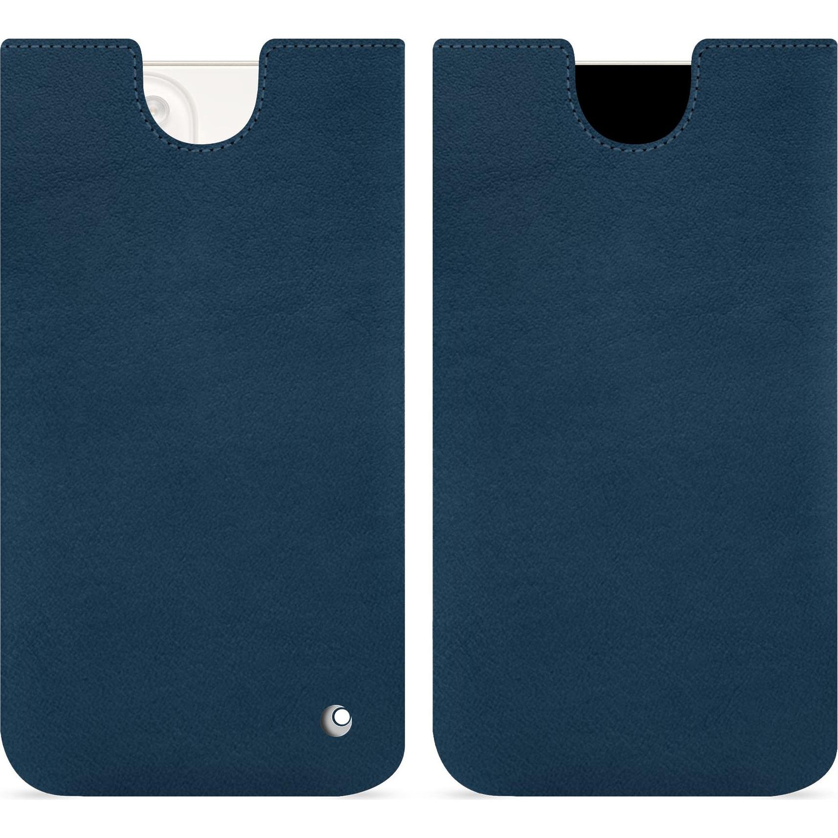 Bild von Noreve Lederschutzhülle (Apple iPhone 15 Plus), Smartphone Hülle, Blau