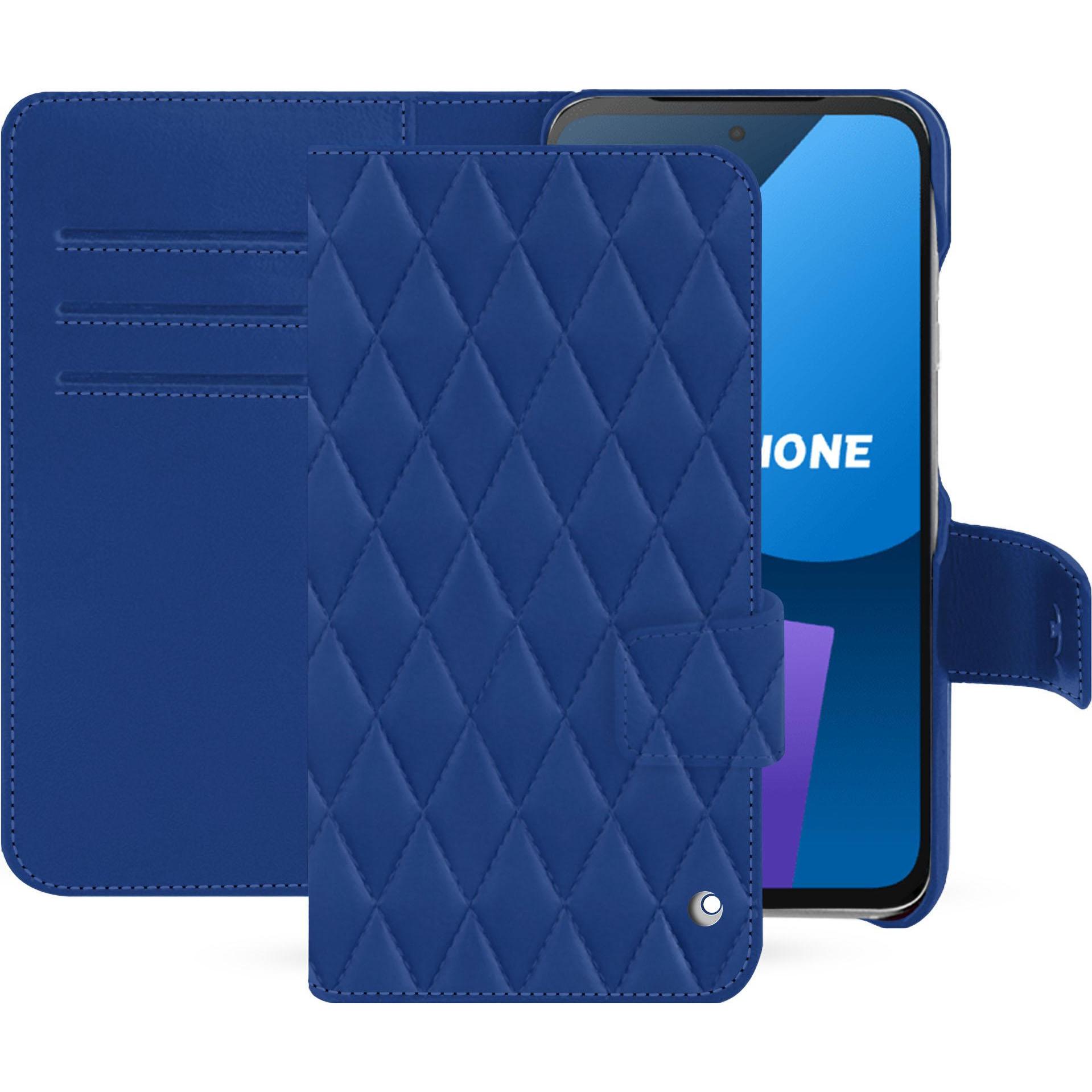 Bild von Noreve Lederschutzhülle Fairphone 5 (OnePlus 5), Smartphone Hülle, Blau
