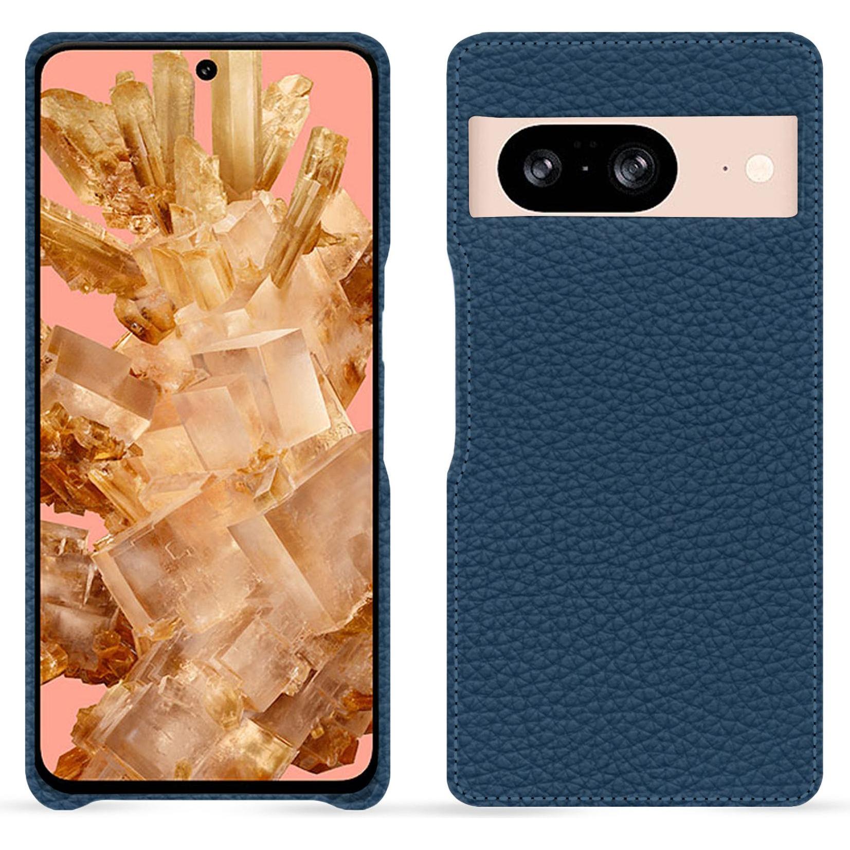 Bild von Noreve Lederschutzhülle (Google Pixel 8), Smartphone Hülle, Blau