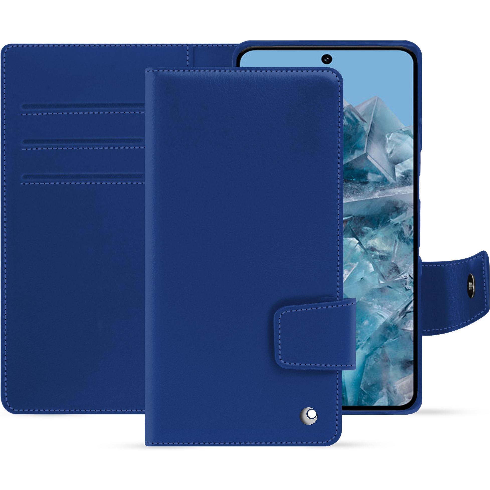 Bild von Noreve Lederschutzhülle Google Pixel 8 Pro (Google Pixel 8 Pro), Smartphone Hülle, Blau