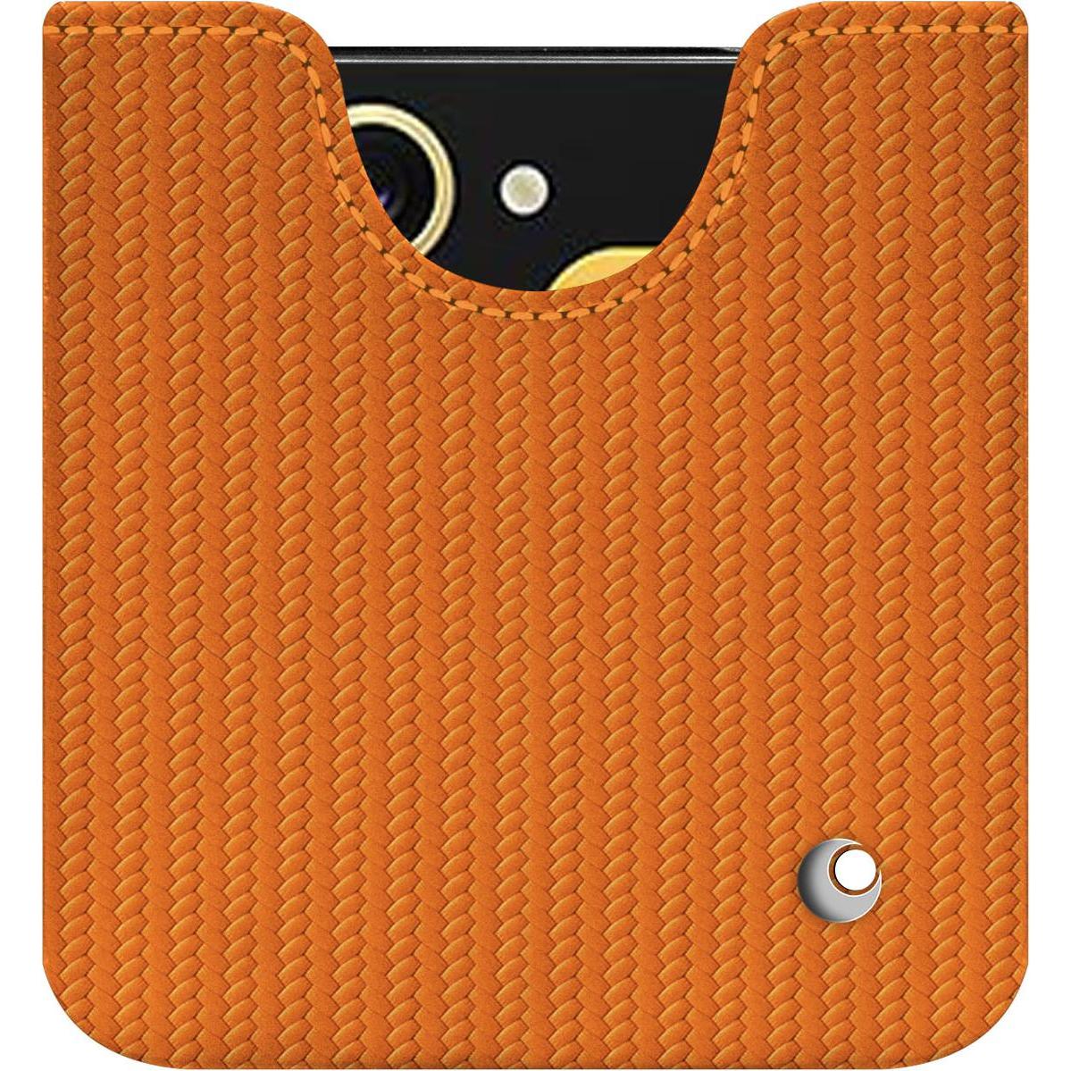Bild von Noreve Lederschutzhülle (Samsung Galaxy Z Flip6), Smartphone Hülle, Orange