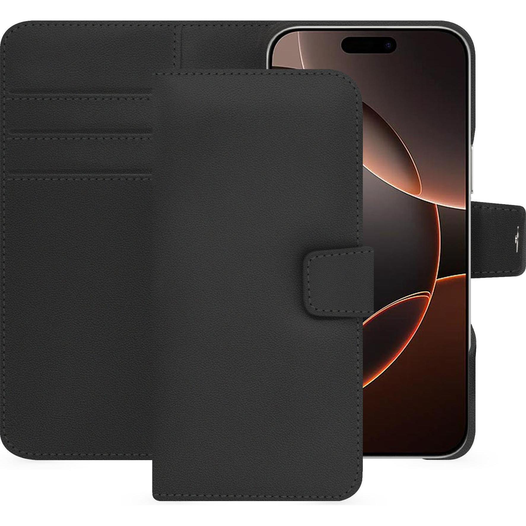 Bild von Noreve Lederschutzhülle Apple iPhone 16 Pro (Apple iPhone 16 Pro), Smartphone Hülle, Schwarz