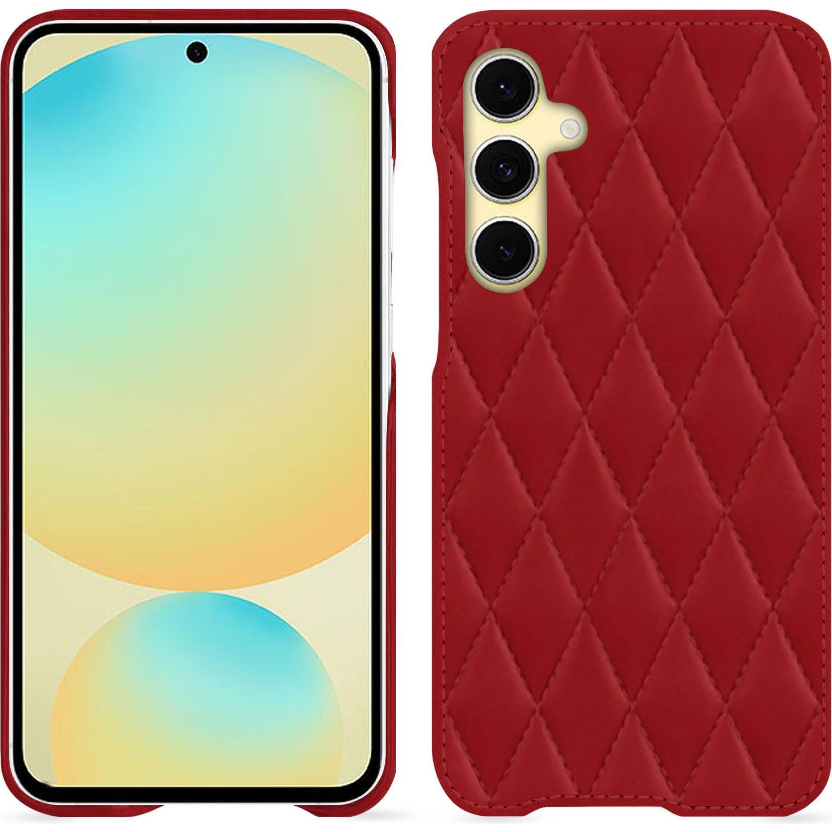 Bild von Noreve Lederschutzhülle (Samsung Galaxy S24 FE), Smartphone Hülle, Rot
