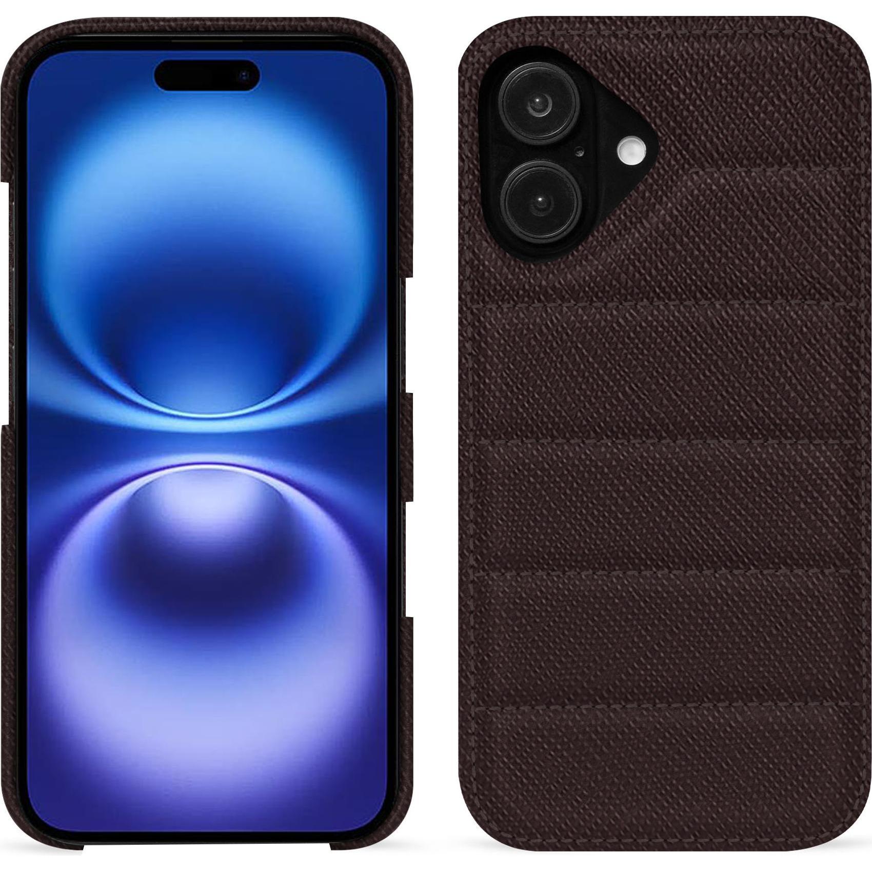 Bild von Noreve Lederschutzhülle (Apple iPhone 16), Smartphone Hülle, Braun