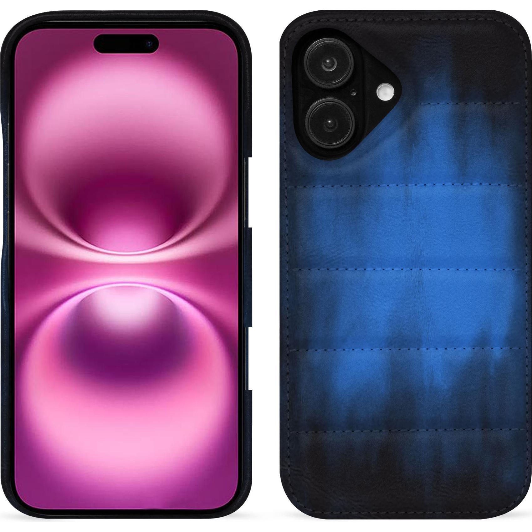 Bild von Noreve Lederschutzhülle (Apple iPhone 16 Plus), Smartphone Hülle, Blau