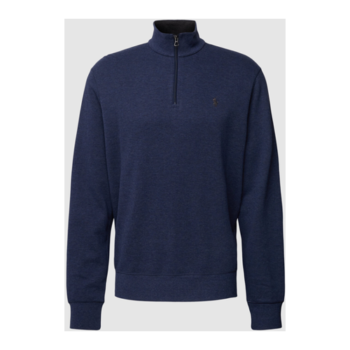 Bild von Ralph Lauren Double Knit Half-Zip Sweater in Blau