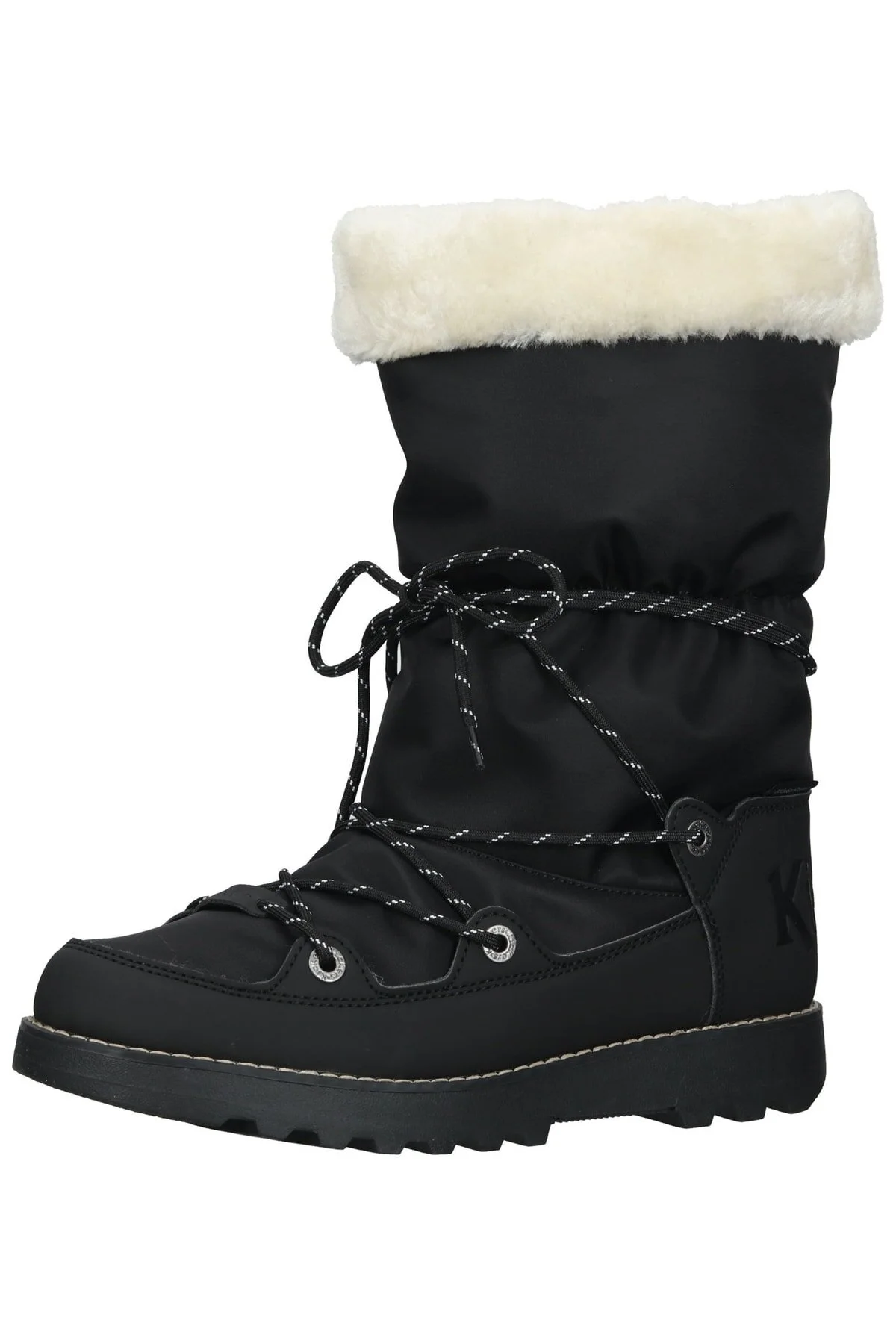 Bild von Kickers Schneestiefel Schwarz Flacher Absatz für Damen - 37