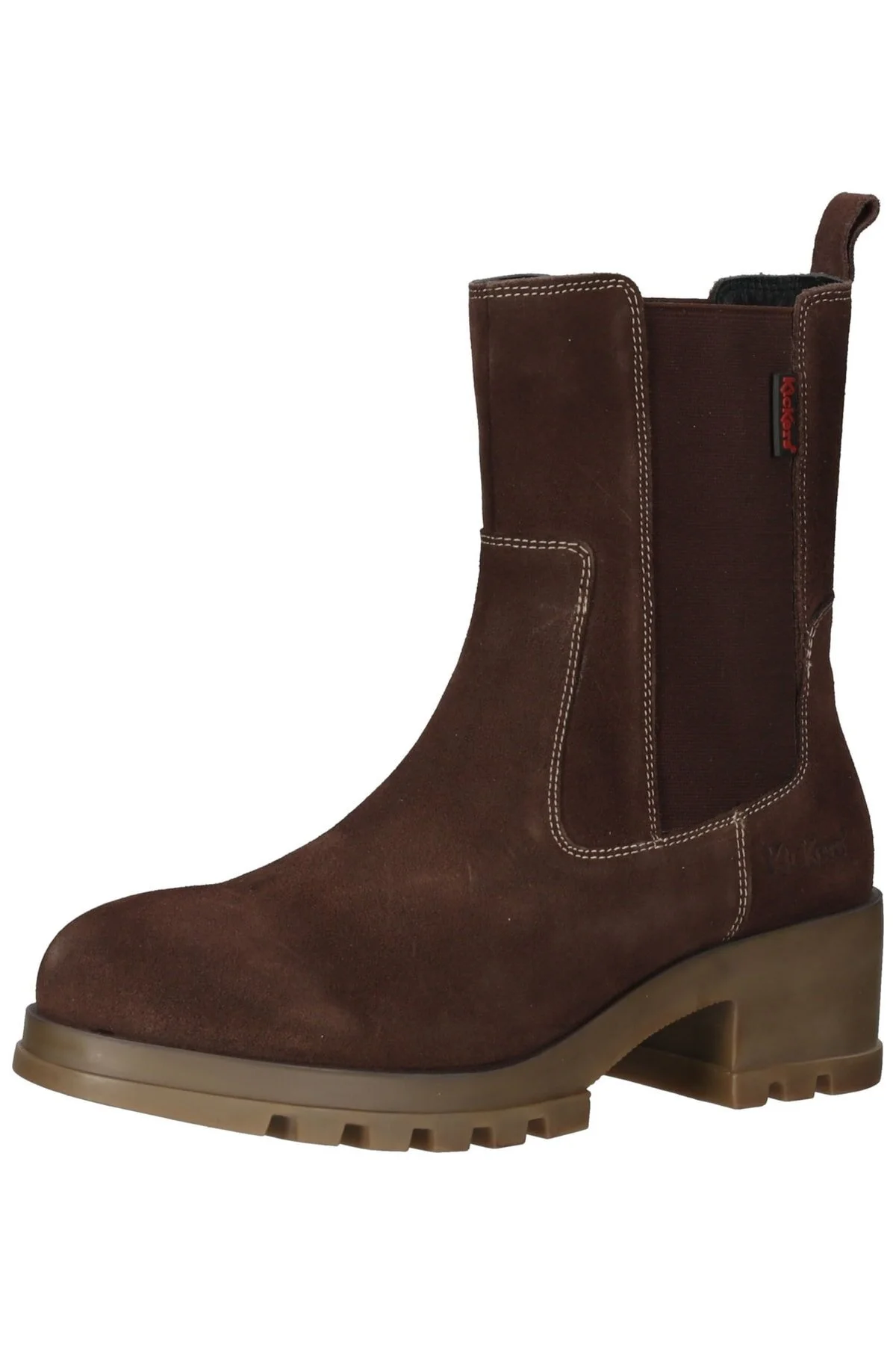 Bild von Kickers Stiefelette Braun Blockabsatz für Damen - 38