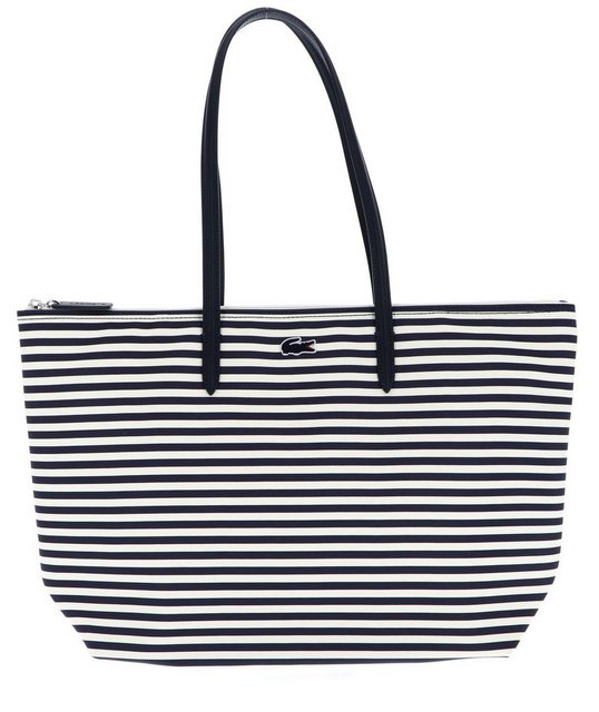 Bild von Lacoste L12.12 - Shopper 15" 35 cm (stripes marine farine)