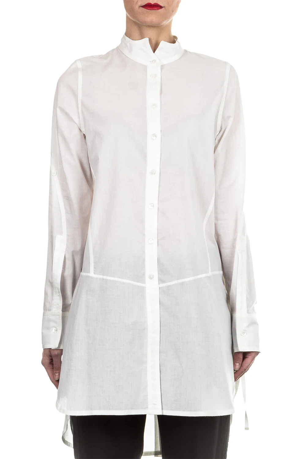 Bild von Ann Demeulemeester Damen Bluse Oversized weiß