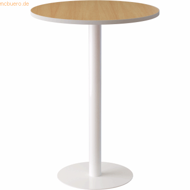 Bild von PAPERFLOW Empfangstheke Stehtisch Easydesk HxBxT 110x80x80cm buche