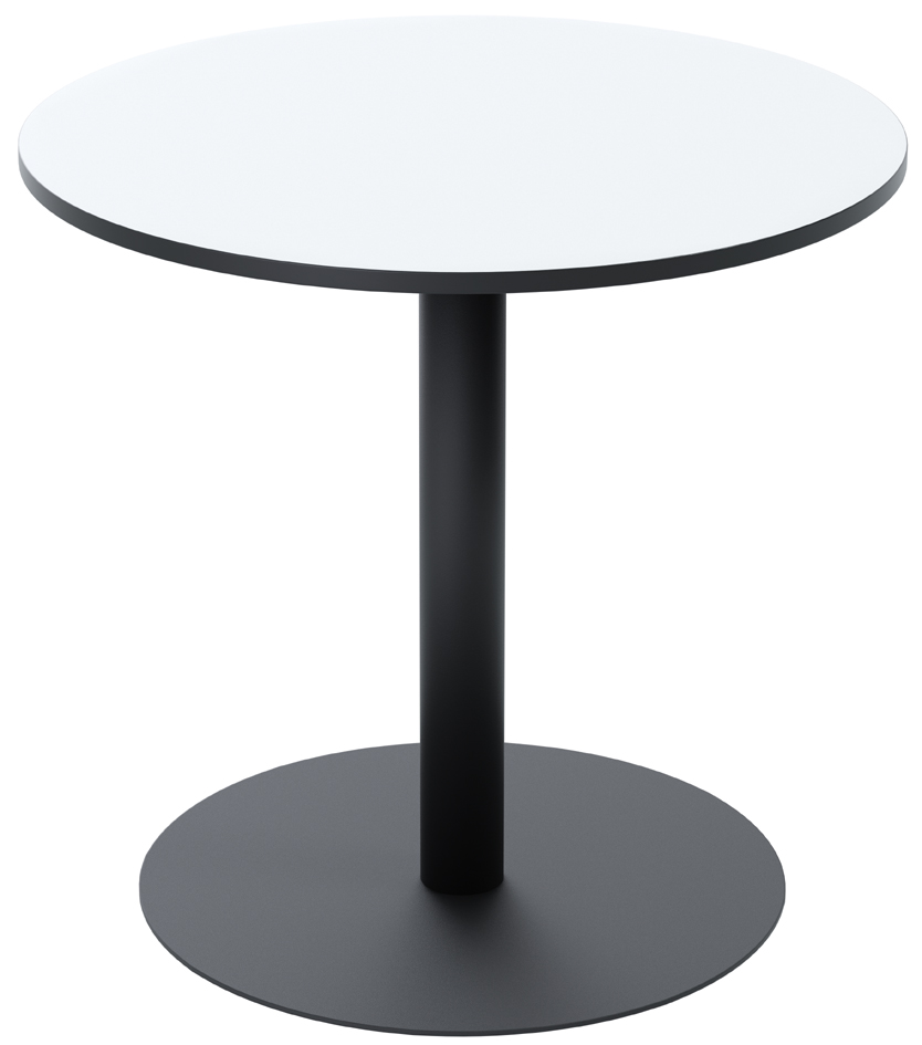 Bild von PAPERFLOW Bistrotisch Mezzo, Durchmesser: 800 mm, weiß