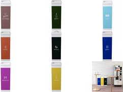 Bild von PAPERFLOW Wertstoffsammelbox für Restmüll, weiß, 60 Liter Mülltrennsystem aus hochwertigem Polystyrol, - 1 Stück (CTSMX.13)