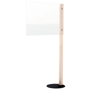 Bild von PAPERFLOW Spuckschutz CP65X98, transparent 65,0/98,0 x 176,5 cm