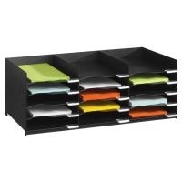 Bild von Office Paper Easy Organizer Fast horizontal, stapelbar schwarz