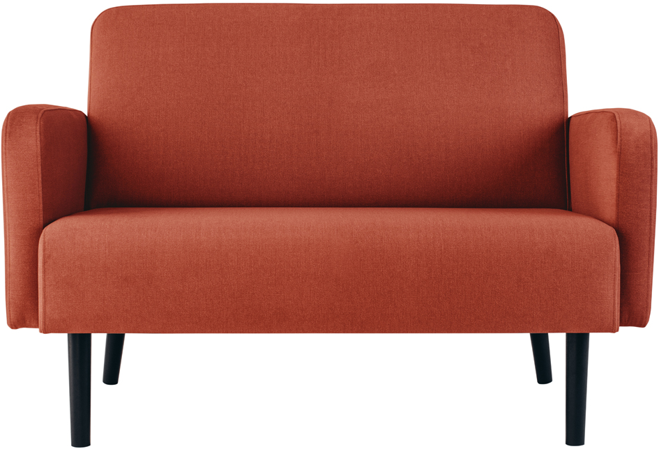 Bild von PAPERFLOW 2-Sitzer Sofa LISBOA rost schwarz Stoff
