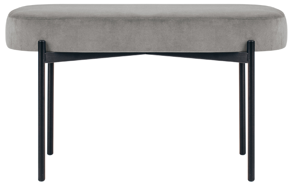 Bild von PAPERFLOW Sitzbank GAIA M GBOMV.01.02 grau Stoff 79,0 cm