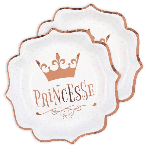 Bild von Prinzessin Partyteller im 10er Pack, Ø 22cm