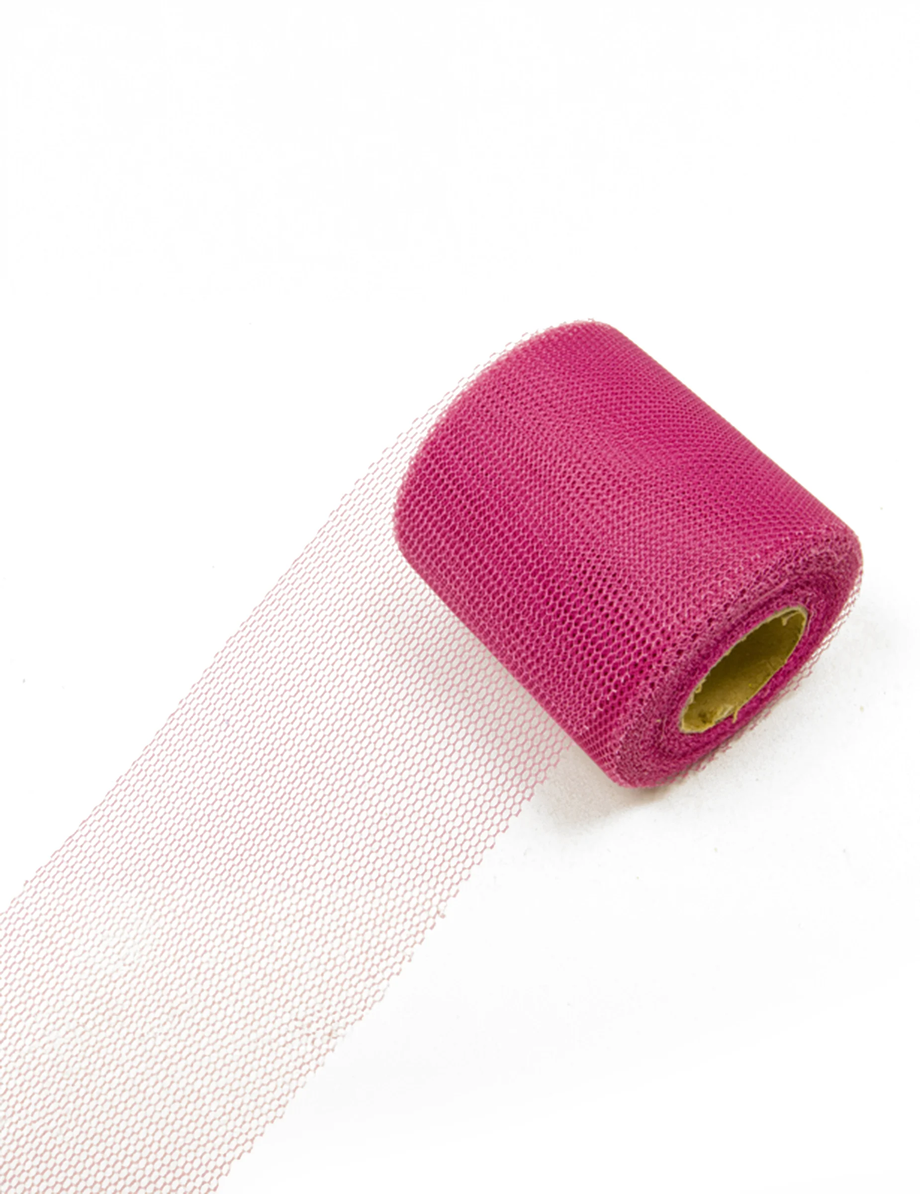 Bild von Tüll-Rolle Dekoband fuchsia 20m
