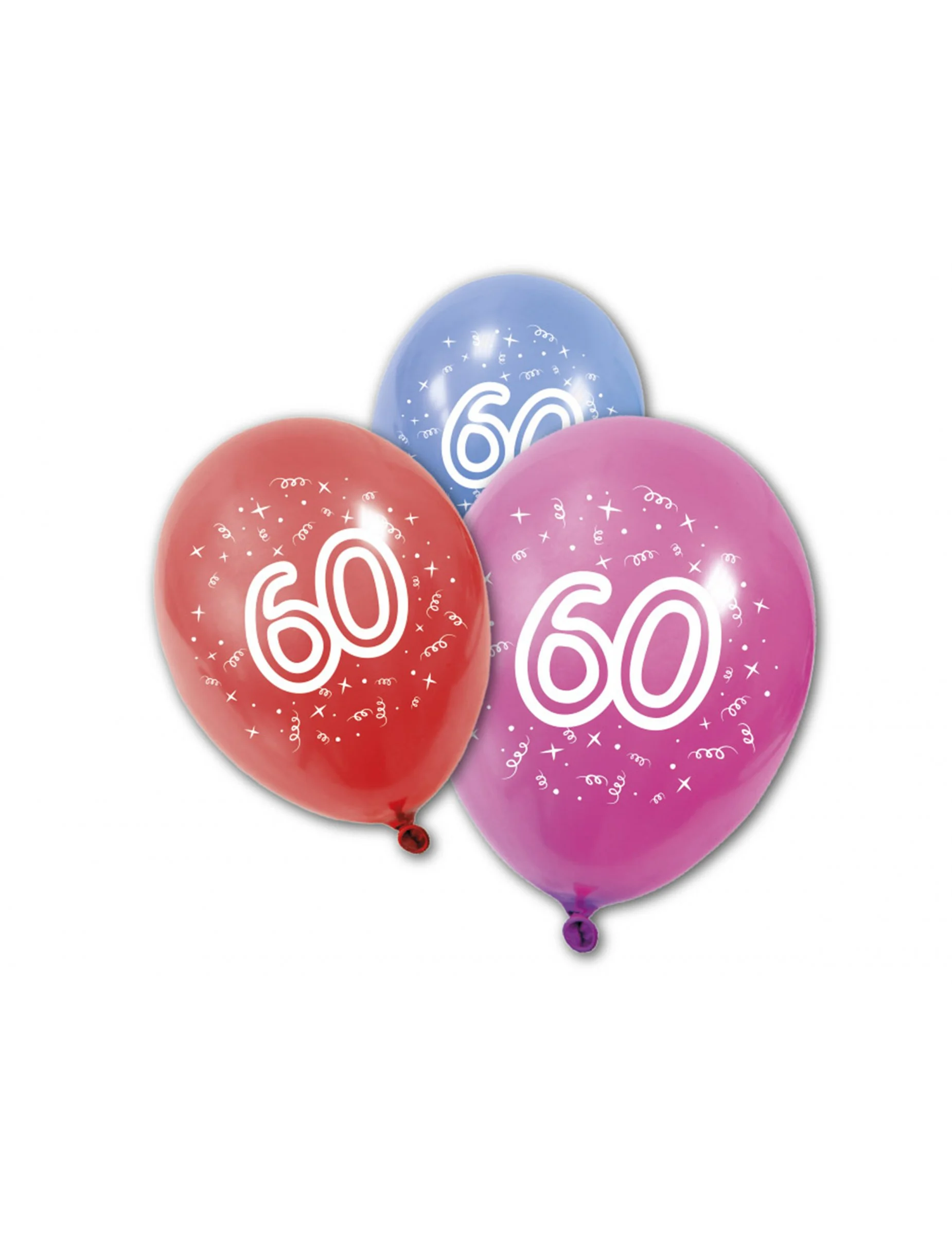 Bild von Geburtstags-Luftballons 60 Jahre 8 Stück