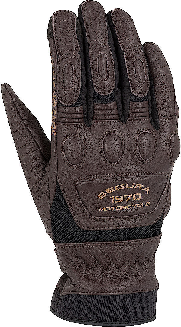 Bild von Segura Butch Damen Motorrad Handschuhe, braun, Größe 2XL