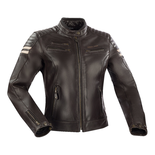 Bild von Elegante Segura Damen Motorrad Lederjacke – Segura Funky