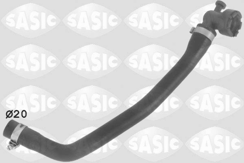Bild von SASIC 3400169 Kühlerschlauch Wasserschlauch, Kühlwasserschläuche, Kühlmittelschlauch mitte links