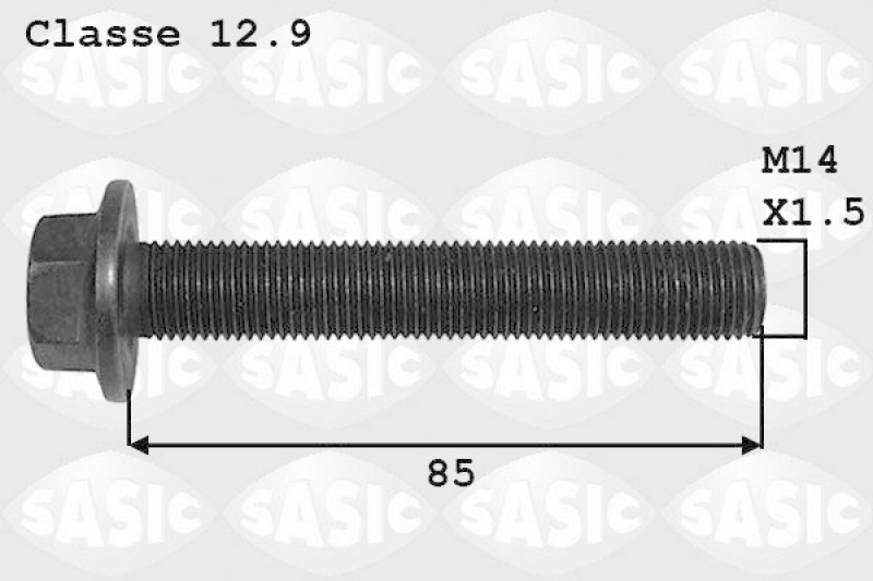 Bild von SASIC 8706021 Riemenscheibenschraube FORD: S-Max Mk1, MONDEO 4