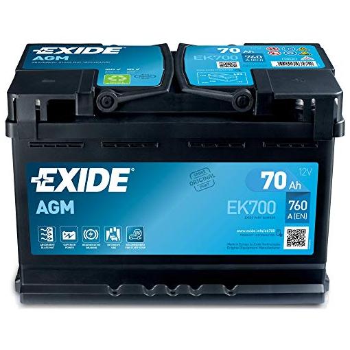 Bild von Exide EK700 AGM-Batterie 70Ah