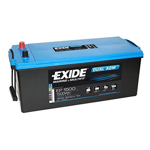 Bild von Exide EP1500 Dual AGM 180Ah 1500WH
