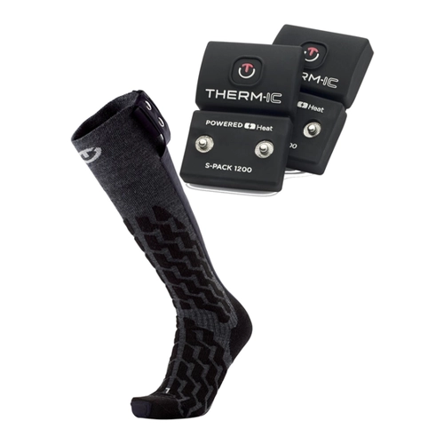 Bild von Therm-ic PowerSock Set Heat Fusion Uni+ SPack 1200 (39.0 - 41.0, schwarz)