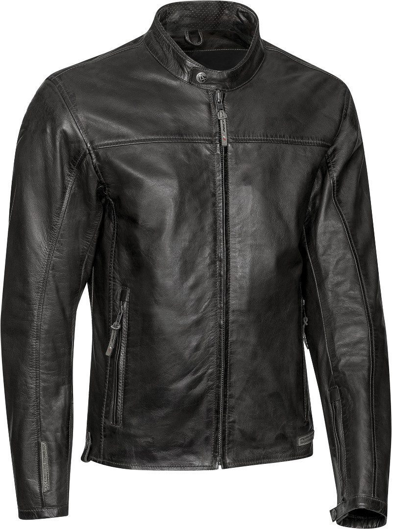 Bild von Ixon Crank Motorrad Lederjacke, schwarz, Größe 2XL für Männer