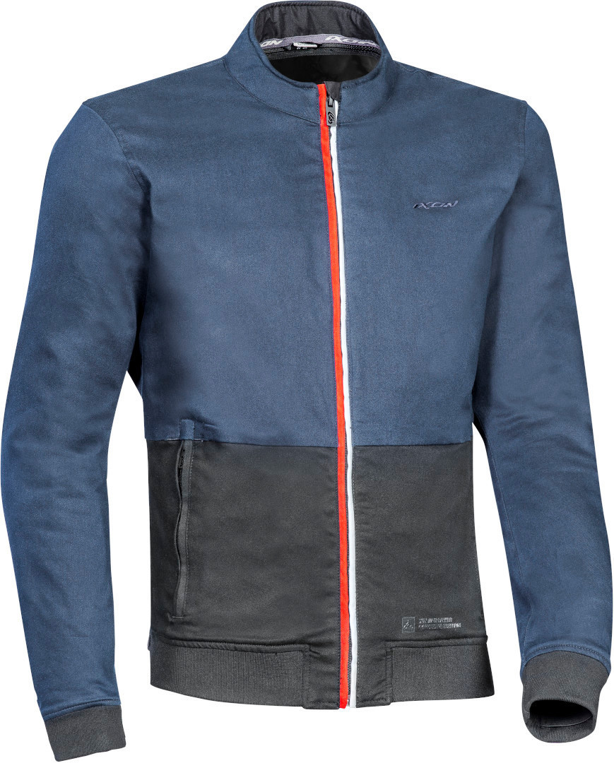 Bild von Ixon Fulham Motorrad Textiljacke, schwarz-blau, Größe M für Männer