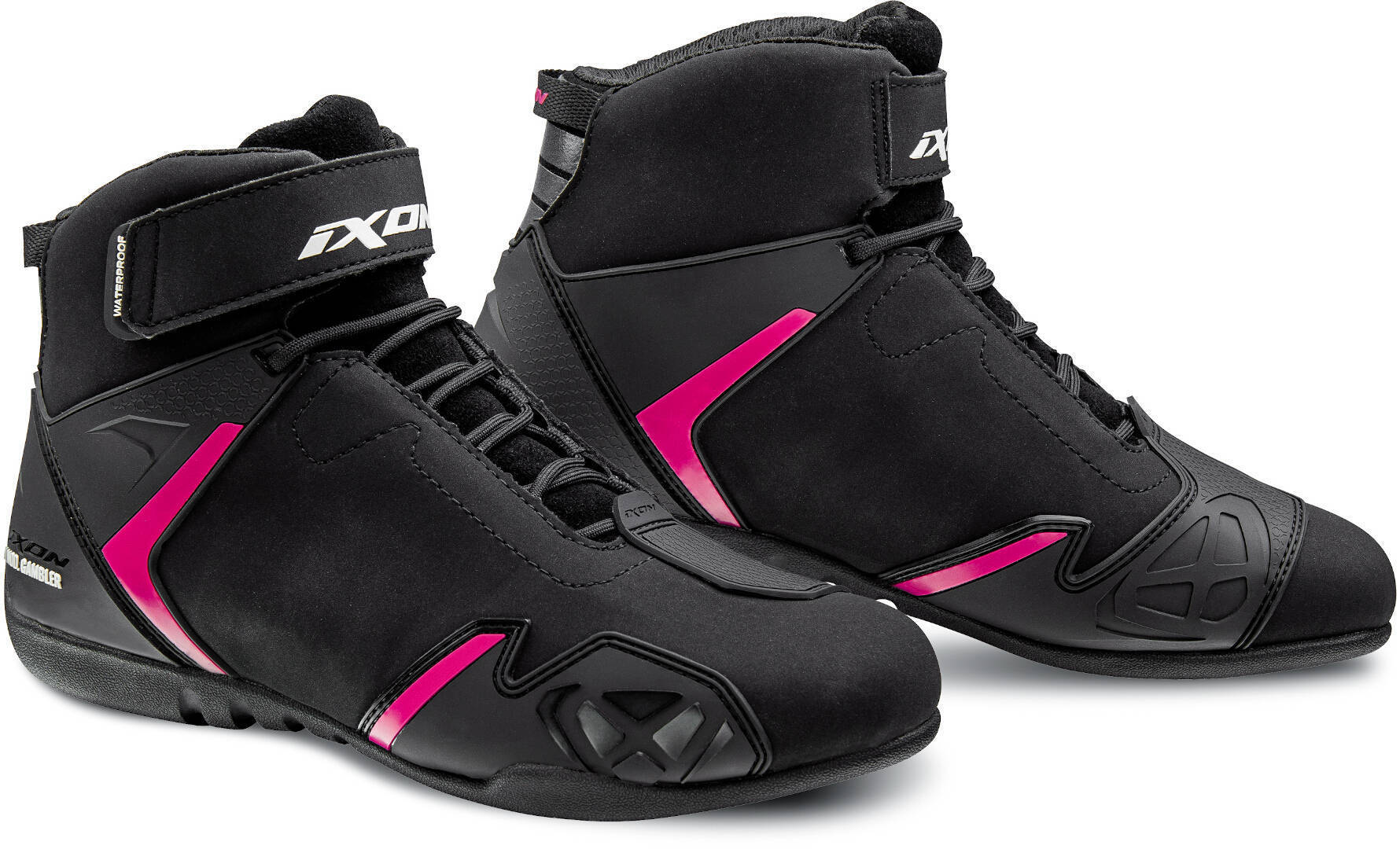Bild von Ixon Gambler WP Damen Motorradschuhe, schwarz-pink, Größe 41