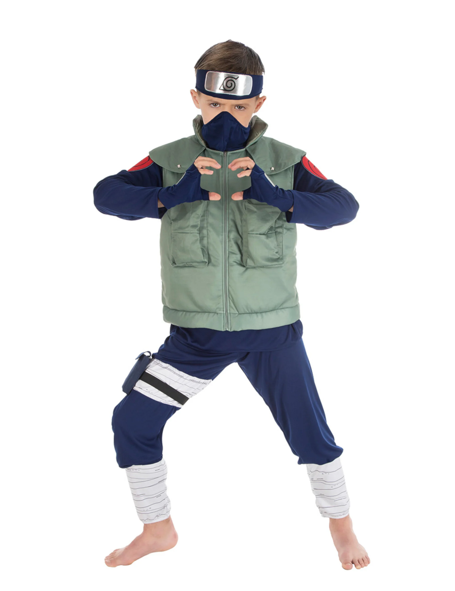 Bild von Offizielles Kakashi-Kostüm für Kinder Naruto bunt