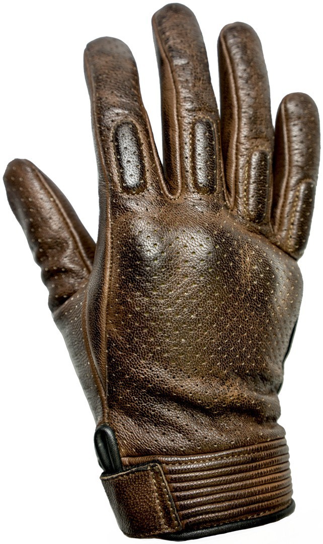 Bild von Helstons Side perforierte Sommer Motorradhandschuhe, braun, Größe 3XL für Männer