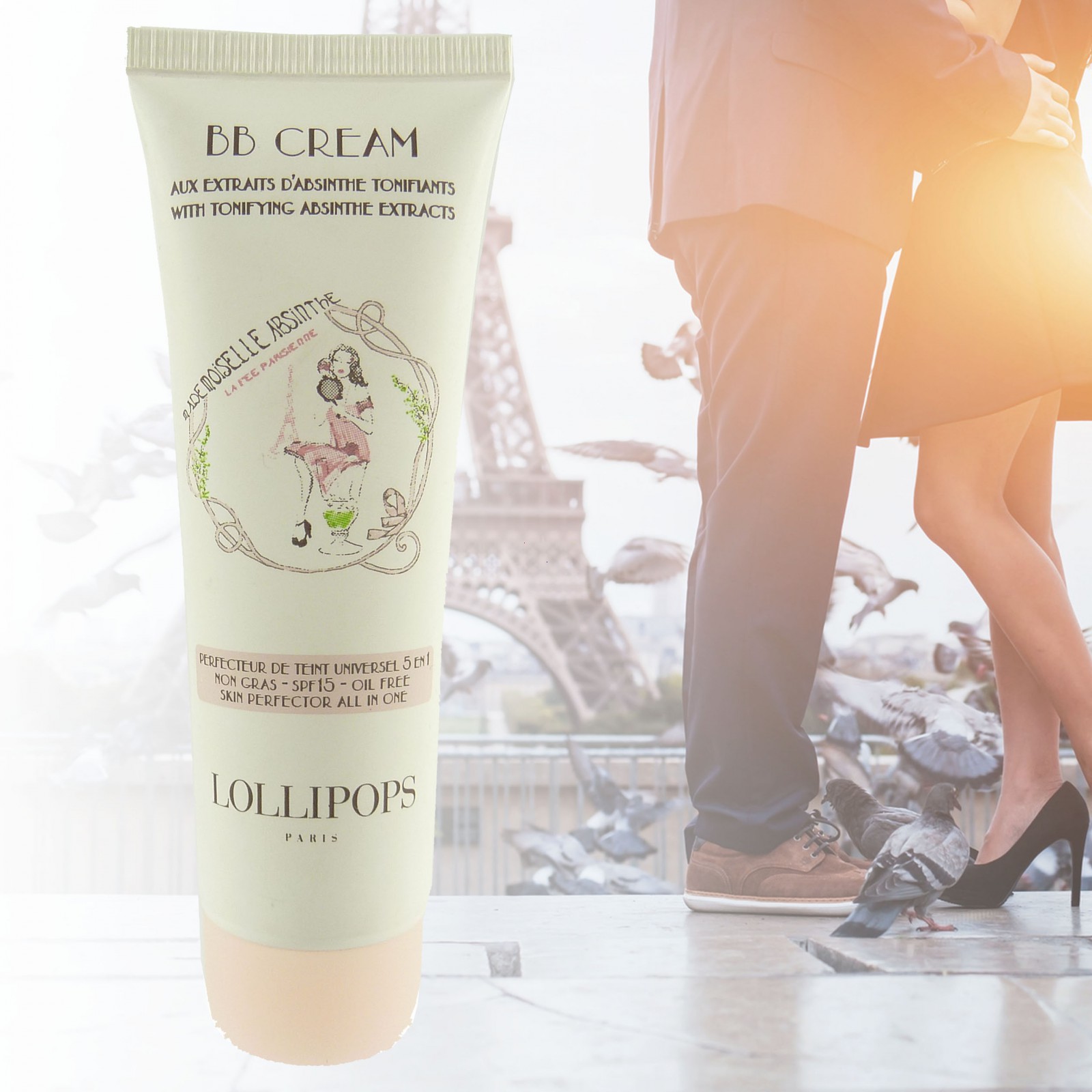 Bild von Lollipops Paris Mademoiselle Absinthe BB Cream SPF 15 - Grundierung Make up 30ml
