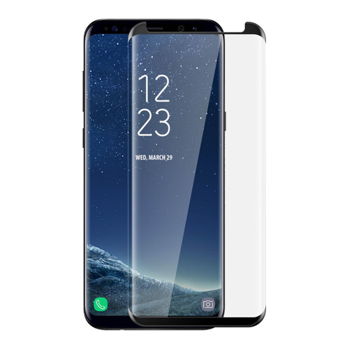 Bild von Avizar Abgerundeten Kanten + Rand (1 Stück, Galaxy S8+), Smartphone Schutzfolie