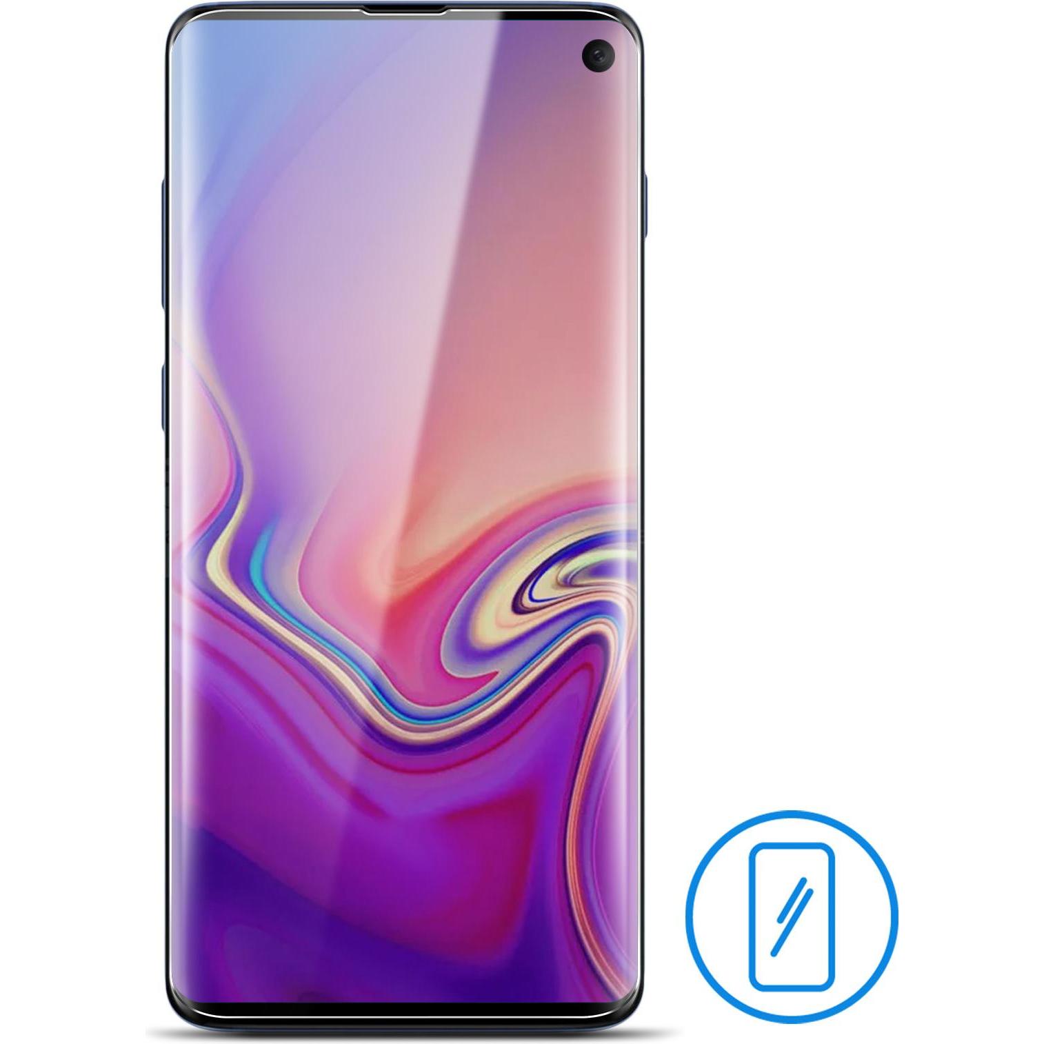 Bild von Avizar Displayschutzfolie aus Latex (1 Stück, Samsung Galaxy S10), Smartphone Schutzfolie, Transparent