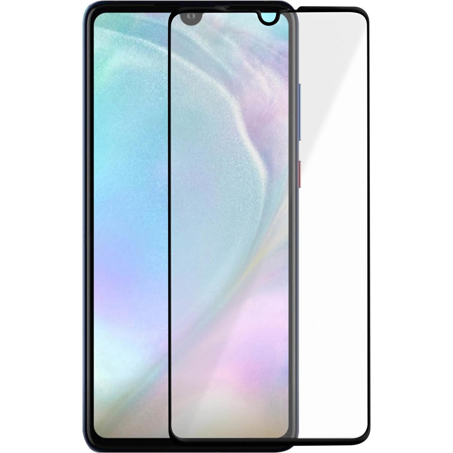 Bild von Avizar Panzerglas, Glas Schutzfolie, Schutzglas (1 Stück, Huawei P30), Smartphone Schutzfolie, Schwarz