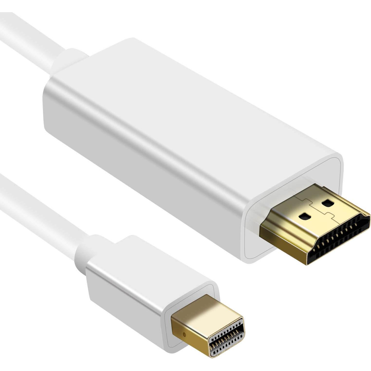 Bild von Avizar Mini DisplayPort/Thunderbolt männlich / HDMI männlich Videokabel, 1.8m – Weiss (0.18 m, HDMI), Video Kabel